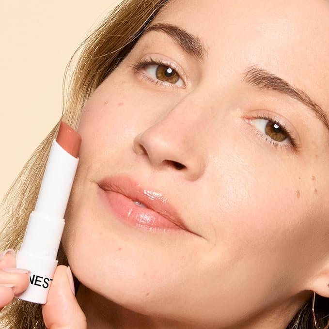 Honest Beauty Tinted Lip Balm | Antioxidant-rich Acai Extracts + Avocado Oil | EWG Certified, Vegan, Cruelty Free | Lychee Fruit