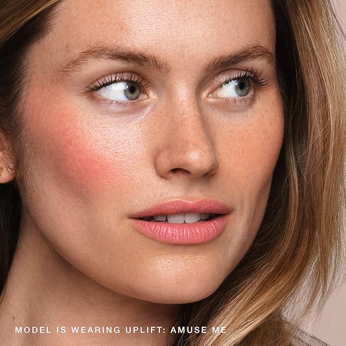 Jouer Blush & Bloom Cheek + Lip Duo - Hydrating Cream Blush Stick for Lip and Cheek Tint - Moisturizing Rose Hip and Squalane Oil Formula, Uplift
