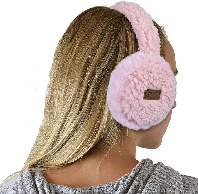 C.C Soft Winter Warm Adjustable Headband Ear Warmer Earmuffs