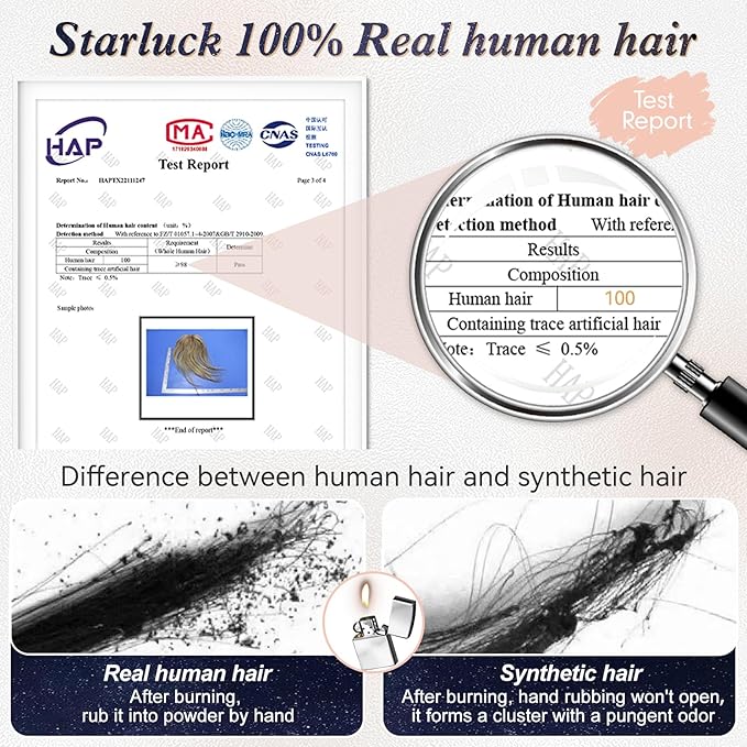 starluck Real Human Hair Toppers for Women 10 Inch Human Hair Topper no Bangs, 3 * 4.5 inches Swiss Base Suitable for ThinningHair Cover Grey Roots(Ombre P721A#)
