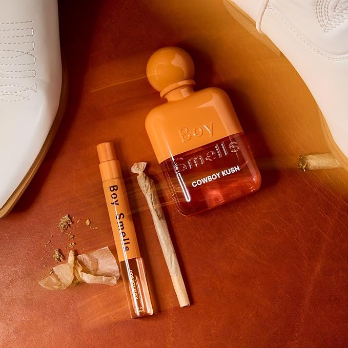 Boy Smells Cowboy Kush – Eau de Parfum - Long Lasting Perfume with Patchouli Scent – Spicy Aromatic Fragrance with Leather & Hazelnut Notes – 50 ml