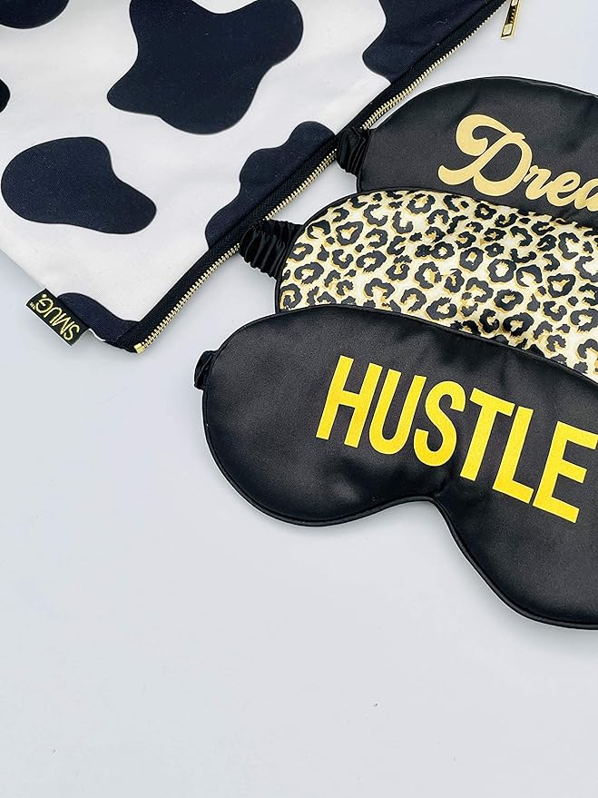 SMUG Satin Sleep Mask & Eye Mask | Travel Sleep Masks for Women & Men | Soft Sleeping Eye Mask to Nourish Skin & Reduce Dark Circles | Eye Sleep Mask Shades to Block Out Light | Dreamer