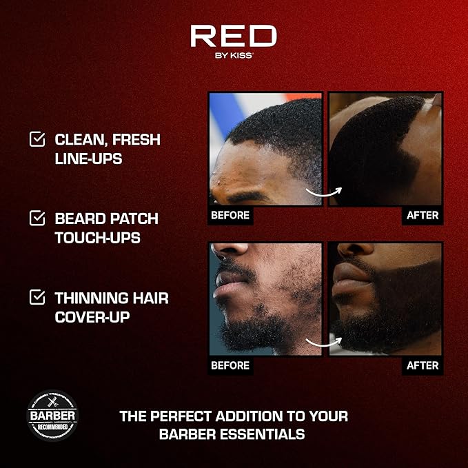 RED by Kiss Tintation Temporary Hair Color Spray, Extra Large Size, Instant Gray Root Cover Up, Water-Resistant, Smudge-Proof, Hairline & Barber Touch-Up, Quick Dry (Darkest Brown, 11.5 OZ)
