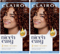 Clairol Nice'n Easy Permanent Hair Dye, 4R Dark Auburn Hair Color, Pack of 2