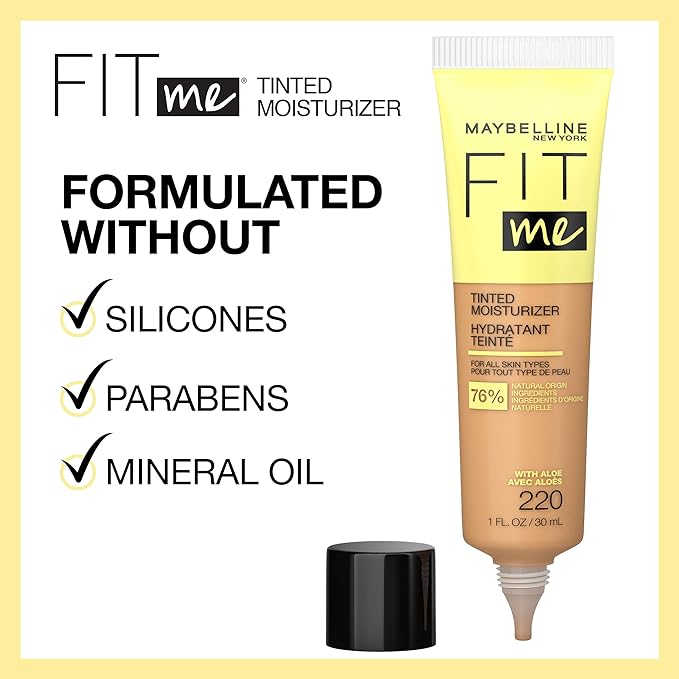 Maybelline New York Maybelline Fit Me Tinted Moisturizer, 355, 1 Fl. Ounce ., 355, 1 fluid_ounces (Pack of 2)