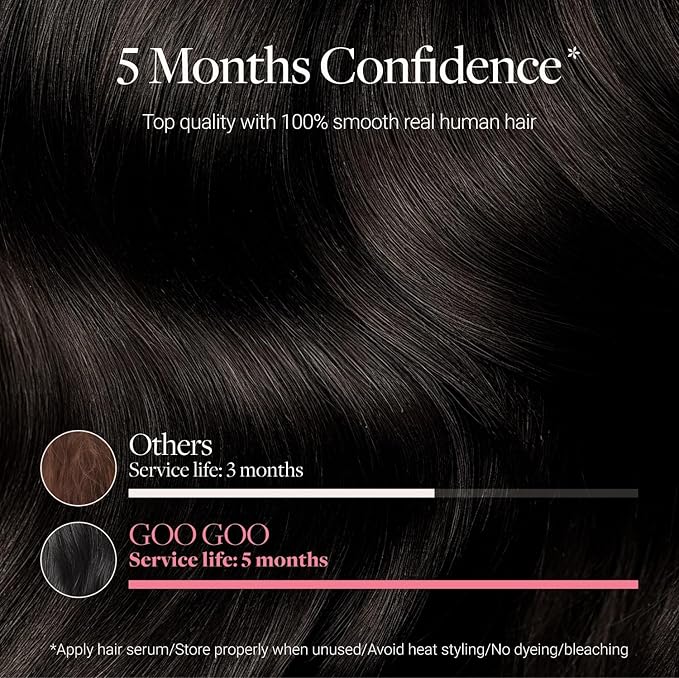 GOO GOO Genius Tape in Hair Extensions, Hand Tied Tape Weft, 2 Dark Brown, 18inch 50g 20pcs, Remy Human Hair, Seamless Invisible Tape, Natural Blend, Lightweight