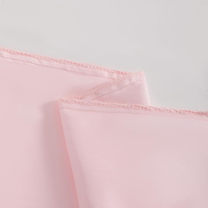 NTBAY 12 Pack Satin King Pillowcases for Hair and Skin, Luxurious and Silky Pillow Cases with Envelope Closure, 20 x 36 Inches, Light Pink