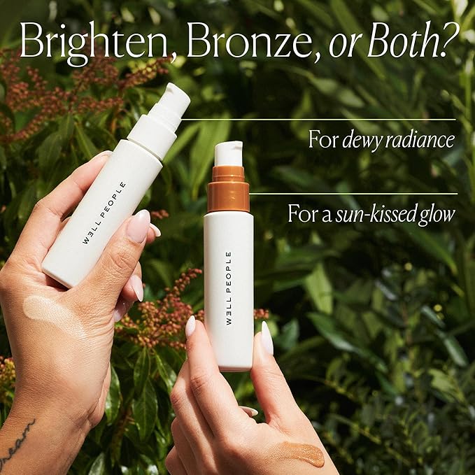Well People Bio Bronzing Priming Serum, Nourishing Primer For Long-Lasting Makeup & A Healthy Glow, Bronzes & Soothes Skin, Vegan & Cruelty-free