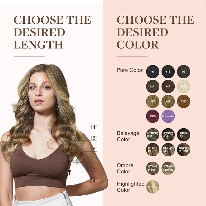 GOO GOO Clip in Hair Extensions Real Human Hair, Remy Human Hair Extensions Clip ins for Women, Natural Human Hair, 18inch 120g 7Pcs, 5A/90/16F Bahamian Balayage