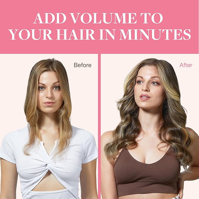 GOO GOO Clip in Hair Extensions Real Human Hair, Remy Human Hair Extensions Clip ins for Women, Natural Human Hair, 18inch 150g 9Pcs, 2/6/18 Balayage Brown to Dirty Blonde