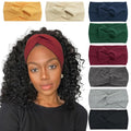 Elastic Knotted Headbands for Women Criss Cross Head Bands for Women's Hair Non Slip Boho Wrap Twisted Hair Accessories