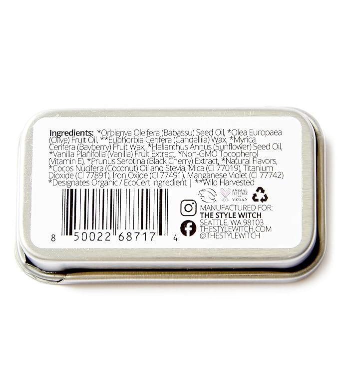 Cherry Blossom Lip Balm, Batch #18, Organic Ingredients, Vegan, Cruelty Free