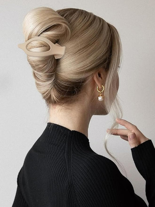 3 Styles 12PCS Hair Clips for Women Small Medium Big Claw Clips for Thin Thick Hair 4.6'' Flat Hair Claws 2'' Rectangle Hair Claw Small Flower Clips Combination |Hair Accessories for Women