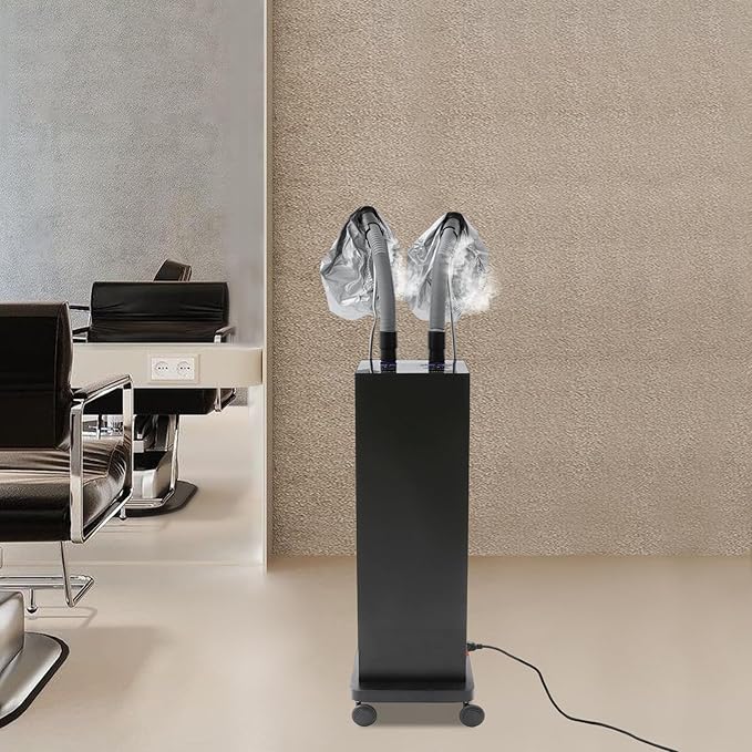 650W Hair Steamer Machine, Professional Hair Color Processor w/ 5 Specialized Modes, Adjustable Multifunctional Treatment-Heated Micro Mist Steamer for Home Salon Spa