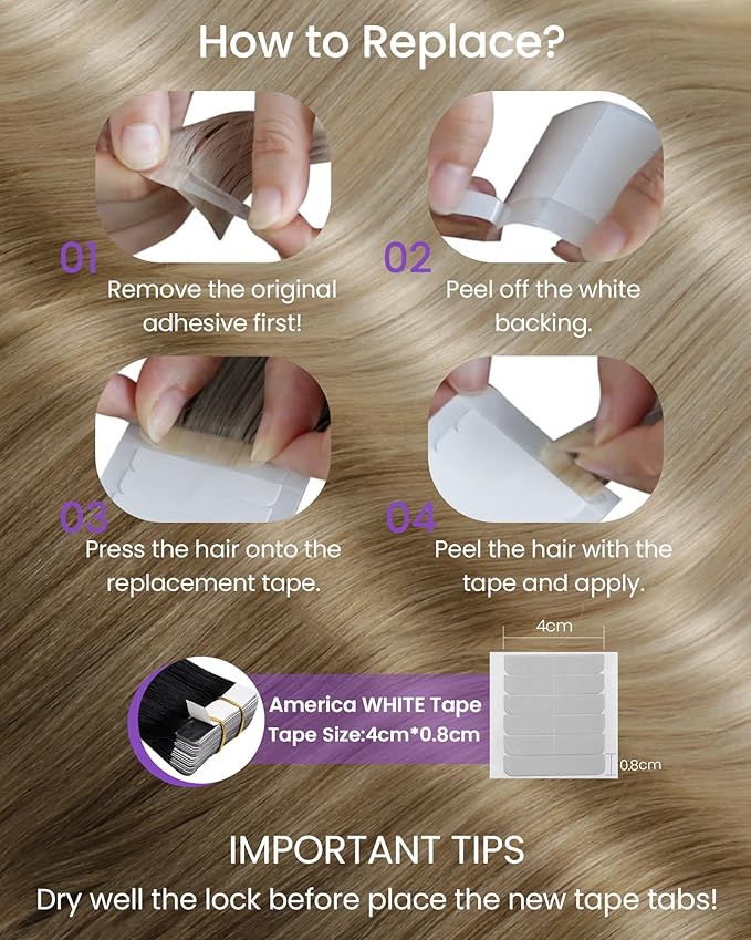 LaaVoo Tape in Hair Extensions Human Hair Brown to Ash Blonde Tape in Human Hair Extensions Seamless Tape on Hair Extension Silky Straight Hair 12inch 20pcs 30g