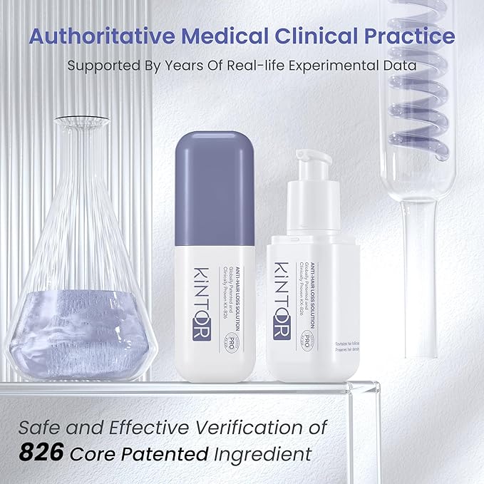 KINTOR 0.9% KX-826 Hair Regrowth Spray,Supporting Healthy Hair Growth,Oil Control, Hair Growth Products Group for Men&Women,Pro,60ml