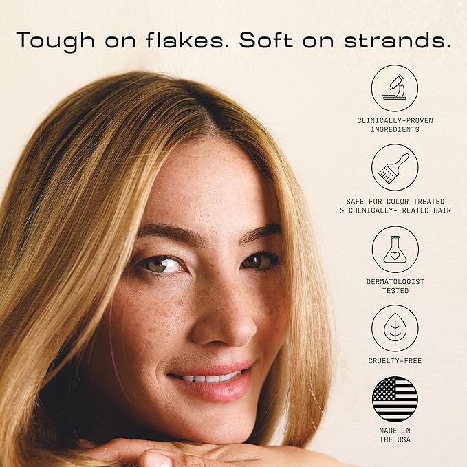 Jupiter Anti Dandruff Shampoo, for Women & Men, Physician-Formulated for Flaky, Itchy, Oily, Dry Scalp, Vegan, Sulfate-Free, Color-Safe, & Paraben-Free, Anti-Dandruff Shampoo with Zinc, 14 fl oz