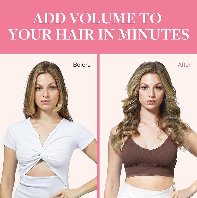 GOO GOO Clip in Hair Extensions Real Human Hair, Remy Human Hair Extensions Clip ins for Women, Natural Human Hair, 22inch 150g 9Pcs, 3/8/613 Balayage Walnut Brown to Ash Brown and Bleach Blonde