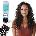 Irresistible Me 3A Curls Real Human Hair Extensions Clip Ins – 100% Human Hair Clip In Extensions for Length & Volume – Invisible Extension – Heat Resistant & Dyeable – Medium Brown, 20 Inches