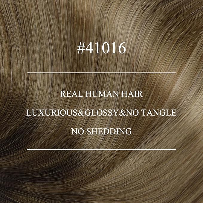 YoungSee Nano Beads Hair Extensions Brown 18inch Nano Ring Hair Extensions Human Hair Balayage Dark Brown with Blonde Nano-Tip Extension Real Human Hair Brown Remy-Hair Ombre Cold Fusion 1g/s 50g