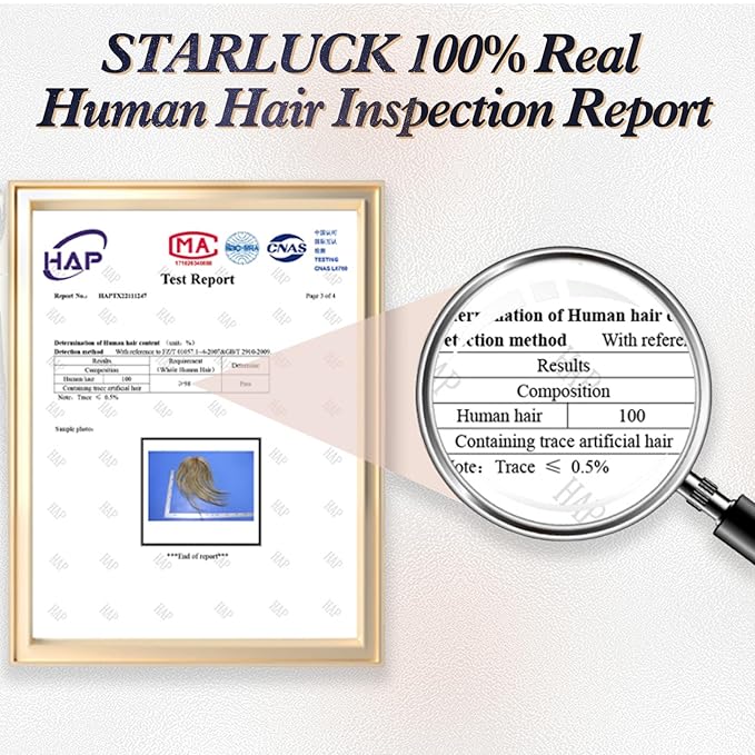 starluck Human Hair Toppers for Women Real Human Hair With Bangs 4 * 5.5 inch Base 12 inch SilkHug Topper for Women with Thinning Hair Cover Grey Roots(Ombre Light Brown)