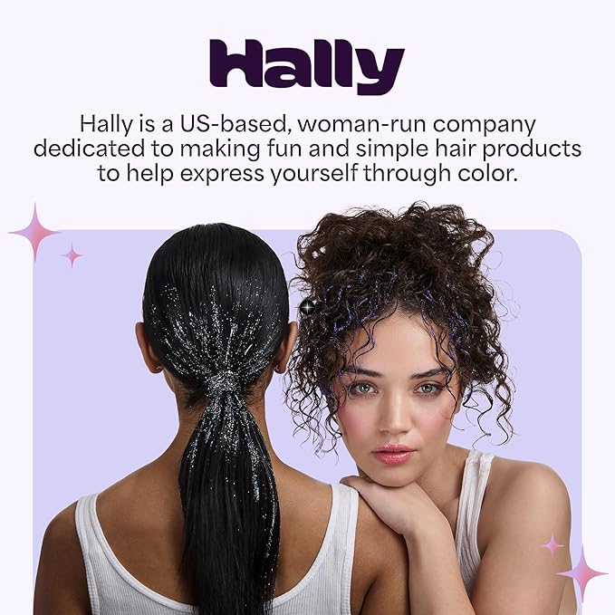 Hally Hair Temporary Hair Color, Shade Stix (Pink) - Hair Makeup Accessories for Kids, Teens & Adults - 12 ml Washable Hair Chalk & Dye for Festivals, Sporting Events & Parties