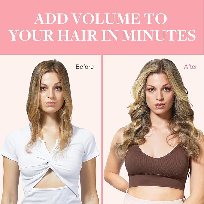 GOO GOO Clip in Hair Extensions Real Human Hair, Remy Human Hair Extensions Clip ins for Women, Natural Human Hair, 14inch 120g 7Pcs, 5A/90/16F Bahamian Balayage