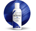 Adore Semi Permanent Hair Color (176 Ocean Blue) | Vegan & Cruelty-Free Blue Hair Dye | No Ammonia, No Peroxide, No Alcohol | 4 Fl Oz (Pack of 1)