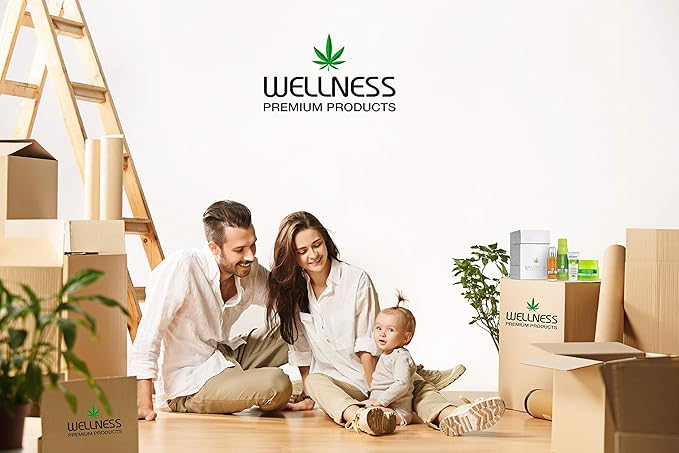 Wellness Premium Products Organic Hemp Seed Oil - Deep Hydrating 20/80 Leave-In Conditioner (500ml)