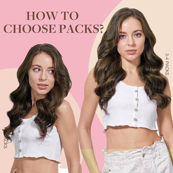GOO GOO Tape in Hair Extensions Human Hair, 1B/6/1B Balayage Natural Black to Chestnut Brown, 24inch 50g 20pcs, Skin Weft Seamless Invisible, Silky Straight with Thick Ends, Remy Human Hair