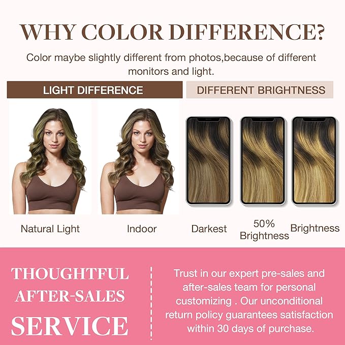GOO GOO Clip in Hair Extensions Real Human Hair, Remy Human Hair Extensions Clip ins for Women, Natural Human Hair, 24inch 160g 7Pcs, 2/6/18 Balayage Brown to Dirty Blonde