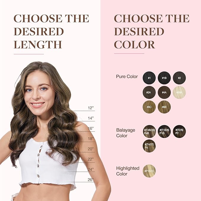 GOO GOO Clip in Hair Extensions Real Human Hair, Remy Human Hair Extensions Clip ins for Women, Natural Human Hair, 20inch 150g 9Pcs, 1B/6/1B Balayage Natural Black to Chestnut Brown