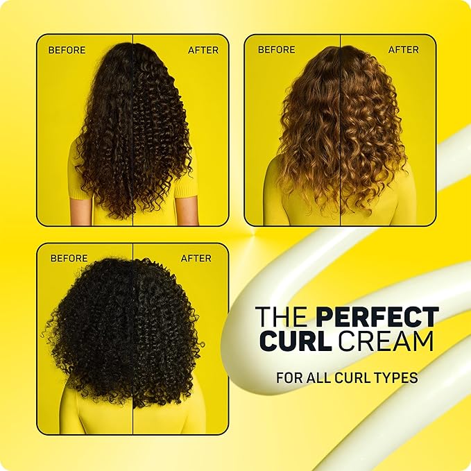 Marc Anthony Curl Envy Cream - Defining Cream for Coarse, Frizzy Curls with Avocado Oil & Shea Butter - Sulfate-Free, Adds Bounce - 6 Oz