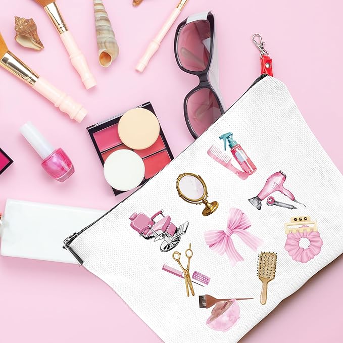 Keluna Hairstylist Gifts for Women - Hairdressers Cosmetology Graduation Makeup Bag Appreciation Gift for Hairstylist Women Men Thank You Gifts for Hair Dresser