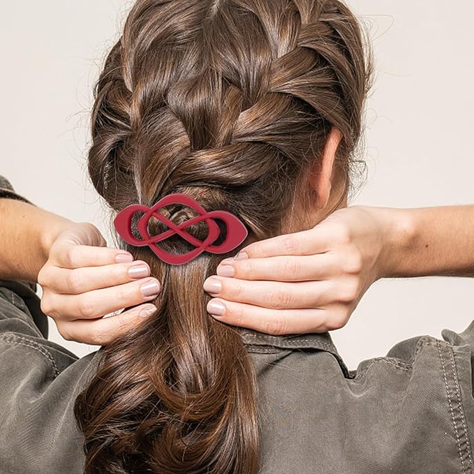 Hair Barrettes for Women 4packs Hair Clips French Hair Barrette Clip for Girls Vintage Hair Clips for Thick Thin Long Short Hair Stylish Hair Accessories for Women Girls