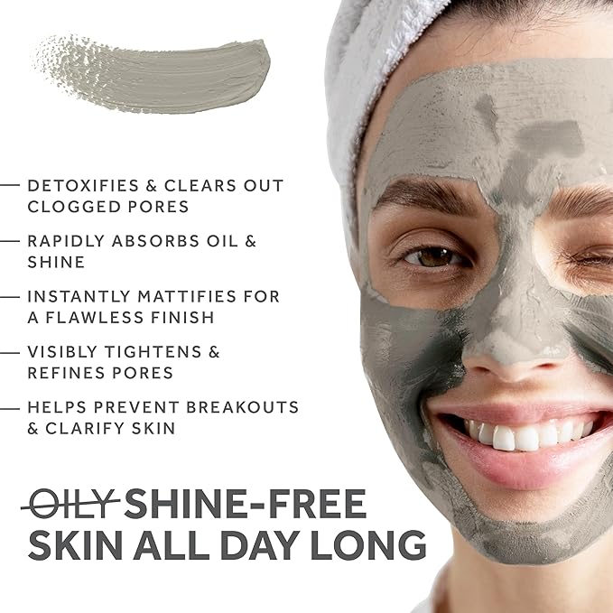 Bentonite Clay Food Grade Powder 2 Lb – Natural Heavy Metal Detox & Pore Cleansing | Indian Healing | DIY Hair & Facial Mask Treatment for Oily Skin | Toothpaste, Deo, Bath & Foot Soak