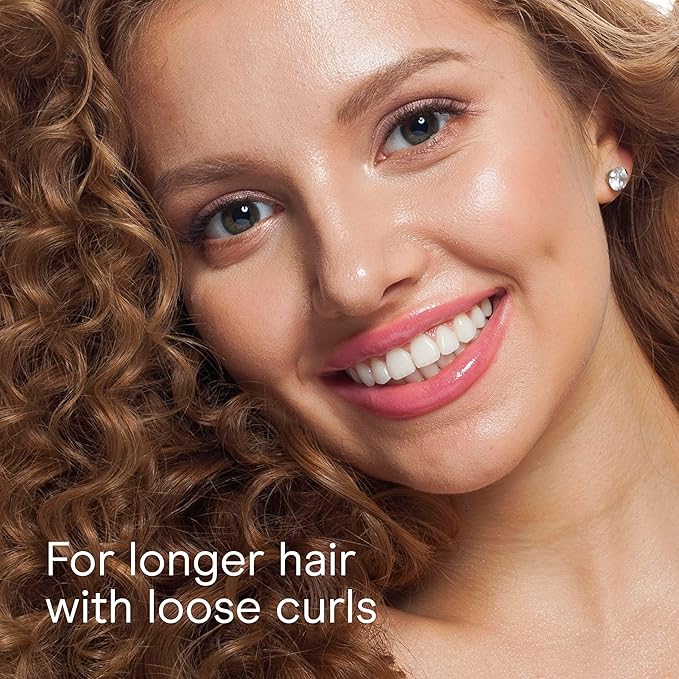 Conair Curl Define Pro Hair Brush for Curly Hairbrush with Sectioning Clips, Dual-Vent Design with Continuous Grooves, Mixed Bristles for Frizz-Free Detangling, Smoothing, and Curl Definition