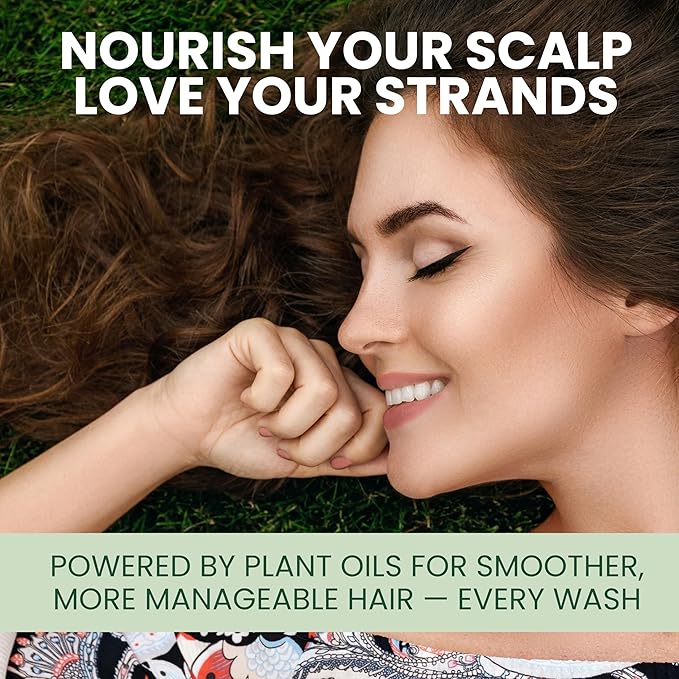 Tea Tree & Lavender Conditioner, Soothes Itchy, Dry Scalp, Refreshes, Hydrates, Detangles & Controls Frizz, Reduces Hair Loss, Lavender-Infused Nourishing Formula for All Hair Types, 16 fl oz