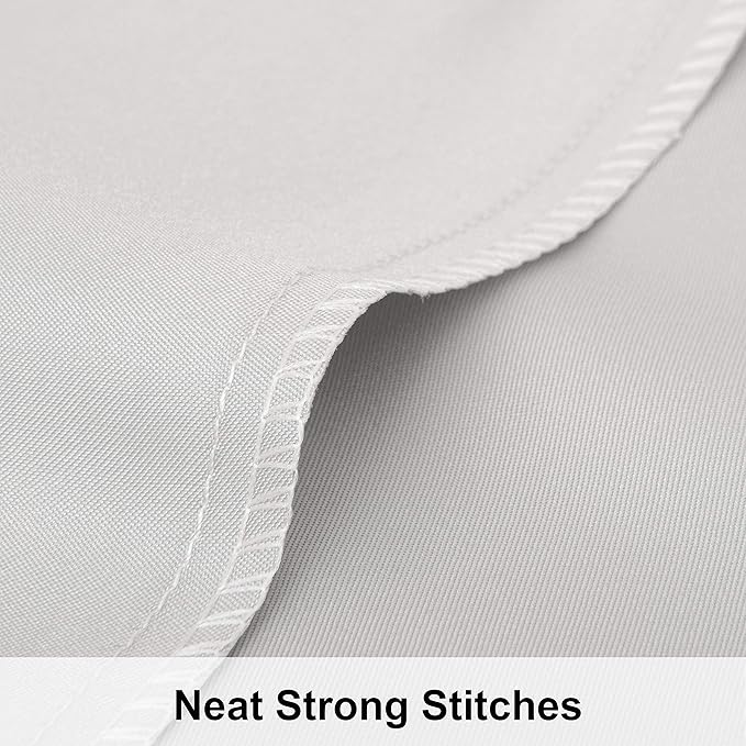 NTBAY 2 Pack Satin Standard Pillowcases for Hair and Skin, Luxurious and Silky Pillow Cases with Envelope Closure, 20x26 Inches, Silver Grey