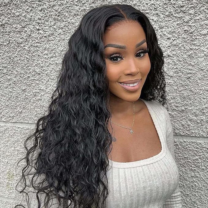 MEIMEI SKINLIKE Real HD Lace Wig Loose Deep Wave Lace Front Wigs Human Hair Pre Plucked Bleached Knots 200% Density Ultra-thin Invisible HD Lace 13x4 Loose Wave Wigs Human Hair for Women