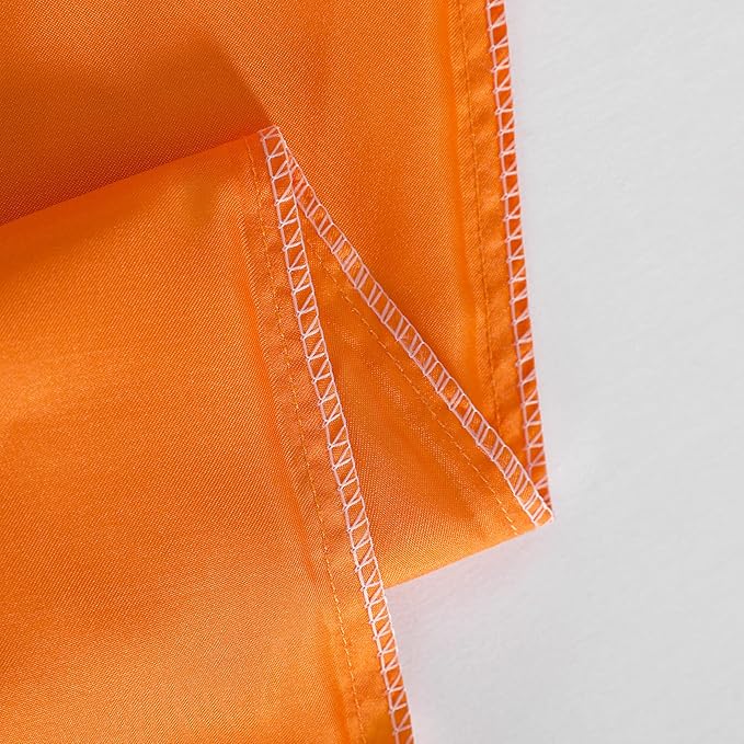NTBAY 2 Pack Satin Queen Pillowcases for Hair and Skin, Luxurious and Silky Pillow Cases with Envelope Closure, 20x30 Inches, Orange