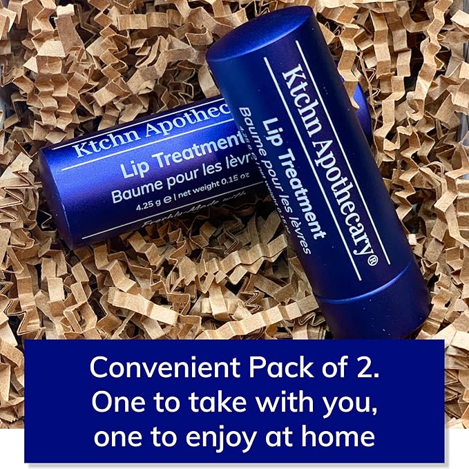 Ultra-Hydrating Lip Balm | Moisturize, Condition, Soften, & Protect Dry or Chapped Lips | Silky & Smooth —Never Waxy or Sticky | Handcrafted 100% Natural, Nourishing | Classic Formula, Pack of 2