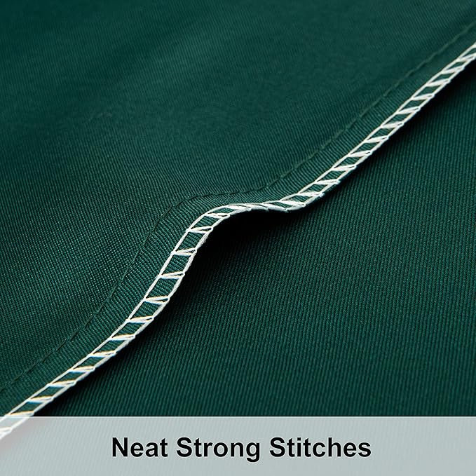 NTBAY 12 Pack Satin Standard Pillowcases for Hair and Skin, Luxurious and Silky Pillow Cases with Envelope Closure, 20 x 26 Inches, Dark Green