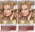 L’Oreal Paris Excellence Universal Nudes Permanent Hair Color, Ammonia Free Hair Dye for Gray Hair Coverage, 8N Natural Blonde, 1 Hair Dye Kit (Pack of 2)