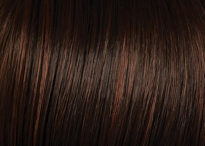 Hairuwear Hairdo Trendy Fringe and Bun Hairpiece With Fashionable Bangs and Side Piece, R6/30H Chocolate Copper