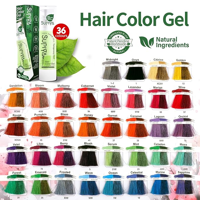 Temporary Hair Color Gel, Red Hair Dye Color Gel Washable Natural Instant Hair Color Wax for DIY Hairstyle for Kids Men Women(Color #71)