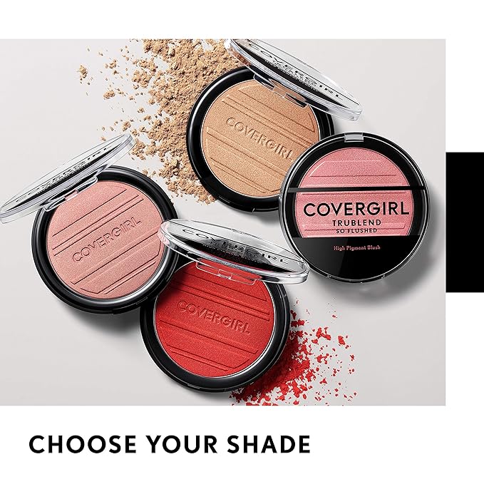 COVERGIRL Trublend So Flushed High Pigment Bronzer, Sunset Glitz, 0.33 Oz, 1 Count (Pack of 1)