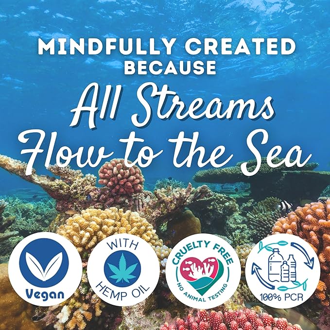 EcoConscious Travel Kit Body & Hair Care Gift Set | Shampoo & Body wash | Conditioner | SPF30, SPF20 and Mineral Sunscreen | SPF 30 Cucumber Mint and Hydrate Cherry Vanilla Lip Balm by Stream2Sea