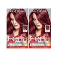 L'Oreal Paris Feria Multi-Faceted Shimmering Permanent Hair Color, R57 Intense Medium Auburn, Hair Dye Kit, Pack of 2