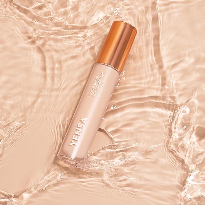 YENSA Super Serum Silk Concealer - Age-Defying Asian Skincare, Natural Superfood Ingredients Cover Imperfections, Boost Collagen (Fair 2) - .20 fl oz